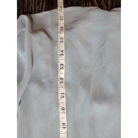 DB Studio Blue Cold Shoulder Maxi Dress Size 6 - Picture 12 of 12